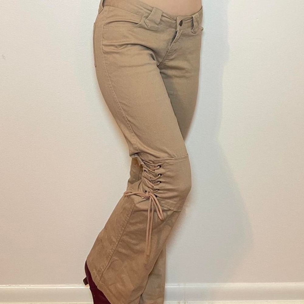 Y2k Flared Pants Low Rise
